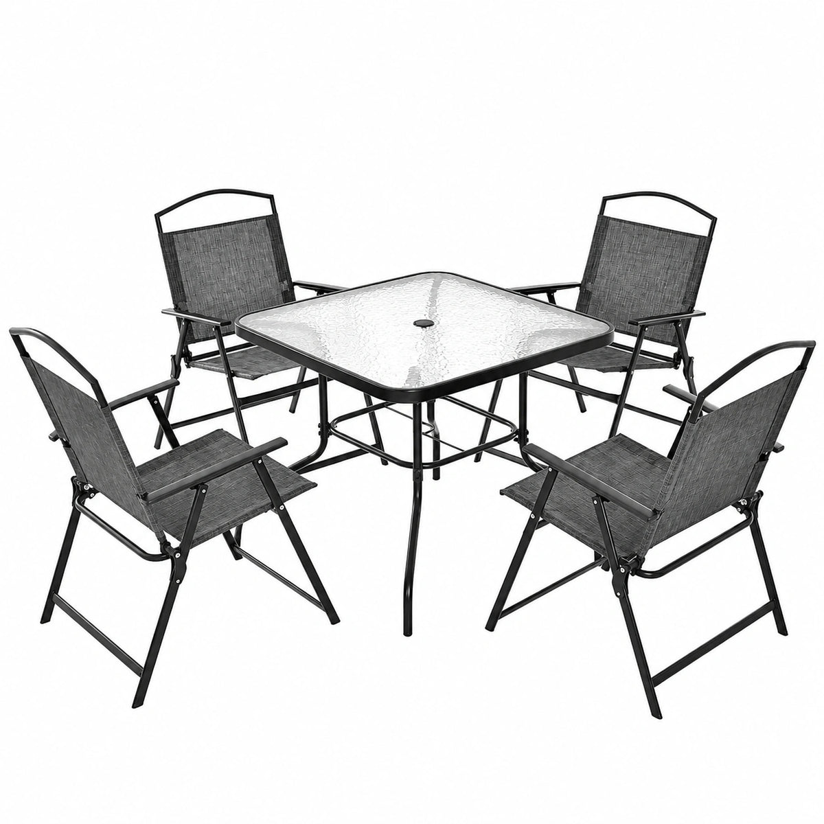 Gartenmöbel – 5-teilig, aus Stoff