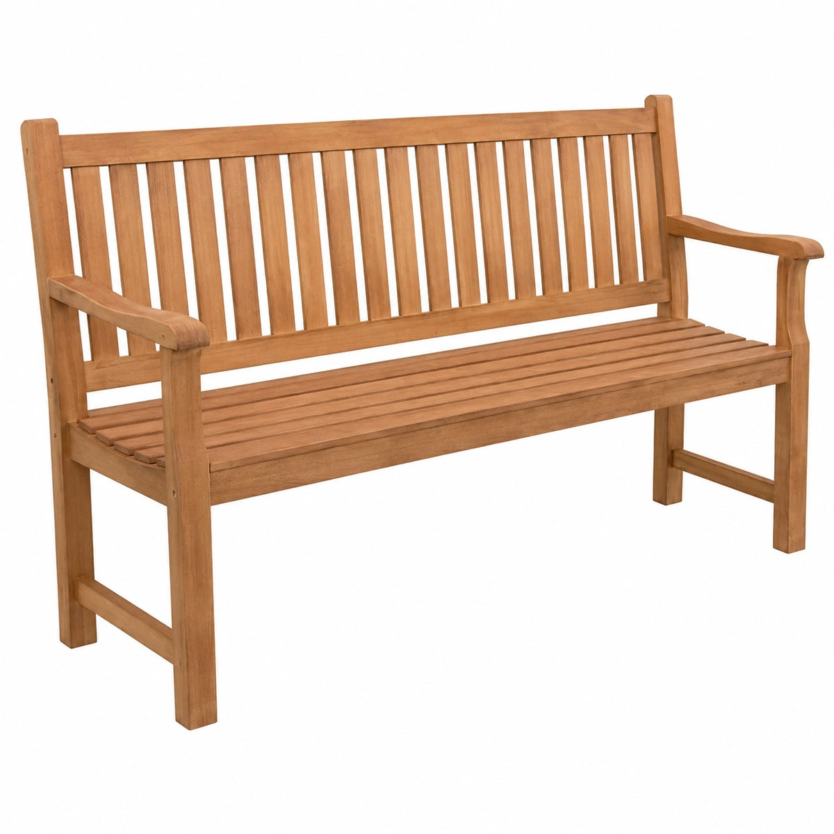 Gartenbank – für 2–3 Personen, 150 cm, aus Massivholz und Holz