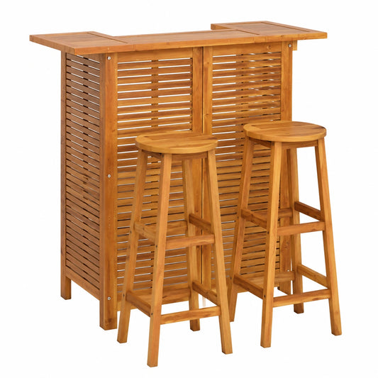 Bartisch – 3-teilig, aus Massivholz