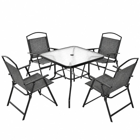Gartenmöbel – 5-teilig, aus Stoff