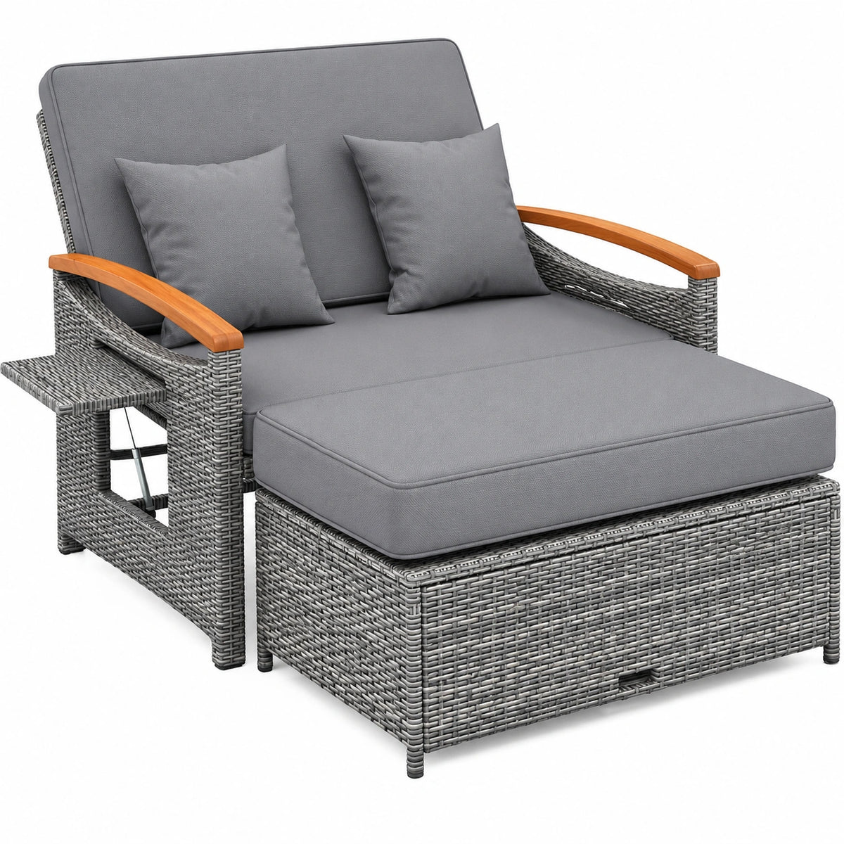 Sofa – aus Rattan, für Garten und Balkon