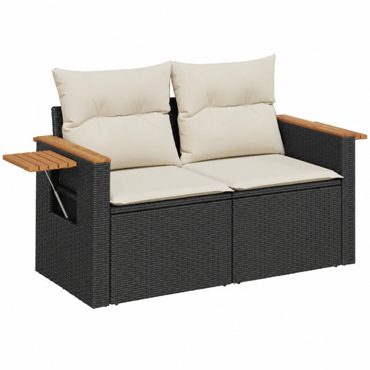 Gartensofa – 2-Sitzer, 110 cm, mit Stauraum, aus Rattan, für Balkon