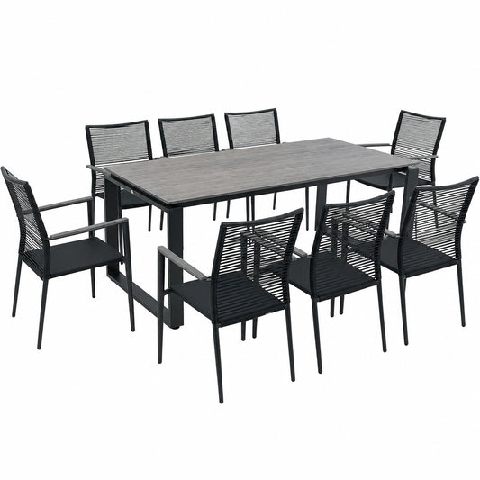 Gartenmöbel – für 6–8 Personen, aus Aluminium