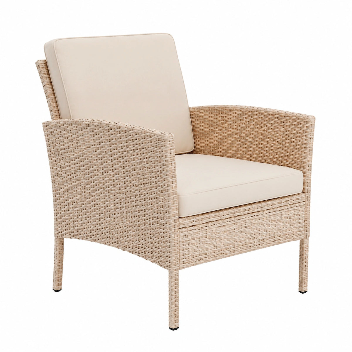 Gartenmöbel – 6-teilig, Creme